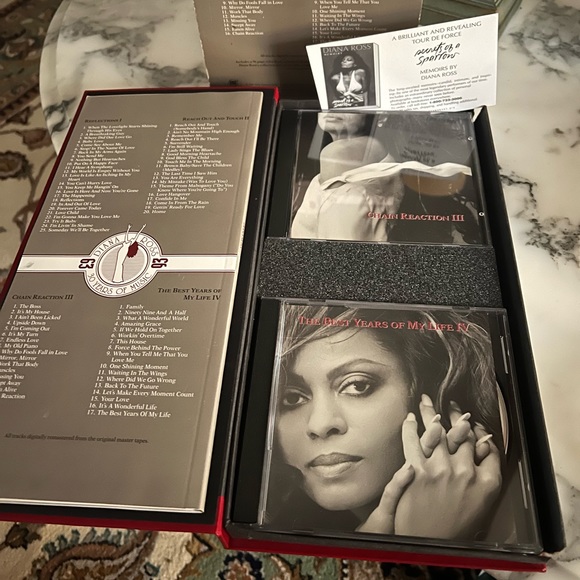 1993 Forever Diana Ross Musical Memoirs 4 CD Box Set - Picture 4 of 6